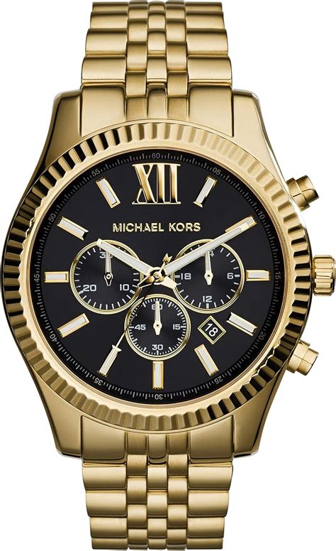 reloj michael kors modelo mk-8291 negro|michael kors reloj hombre.